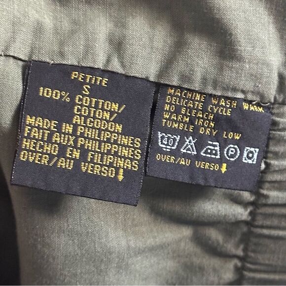 Liz Sport Waistcoat Plaid Vest ButtonUp VNeck +Pockets Sz Small Petite Vintage - Picture 7 of 7